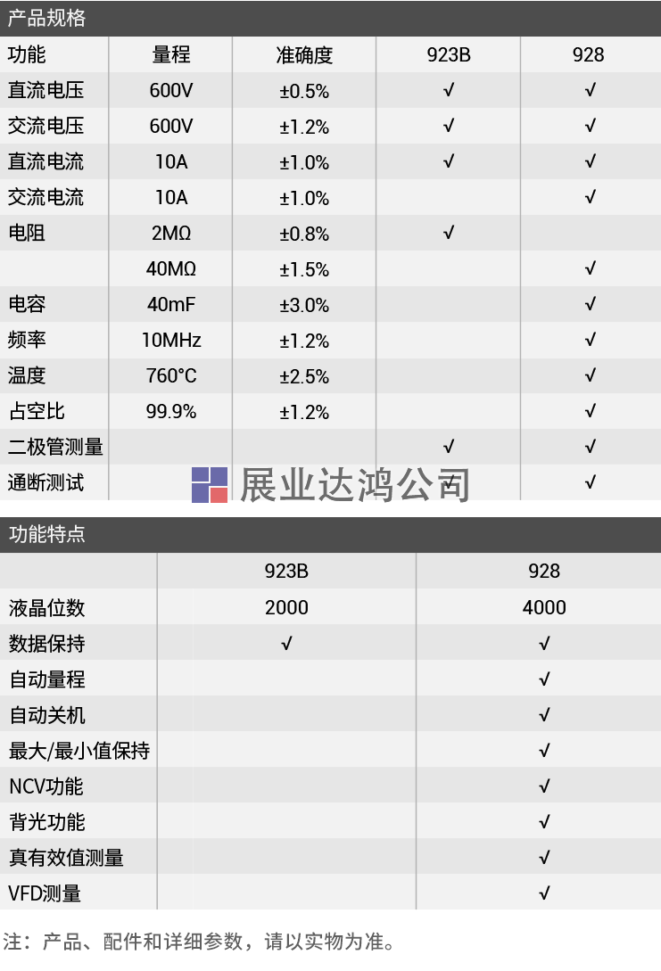 DT-923B全保護型數(shù)字萬用表